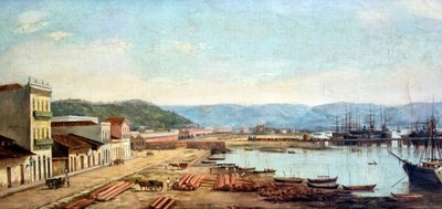 Porto del Consolato e Serra do Mar da Benedito Calixto